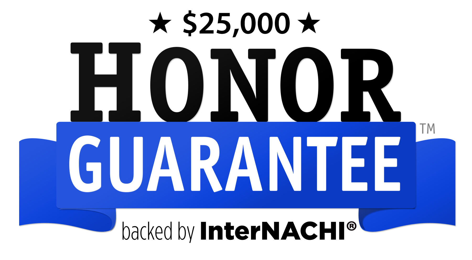 $25,000 Honor Guarantee InterNACHI Certified Home Inspector